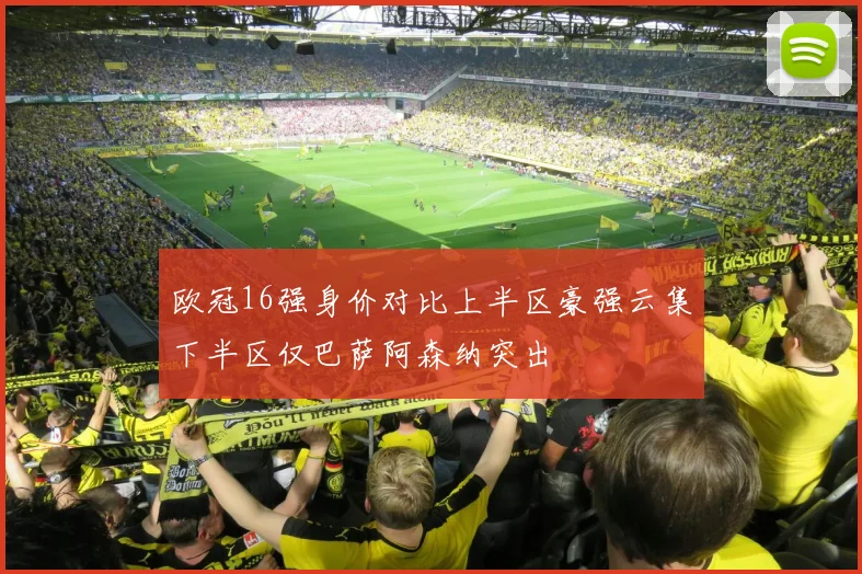 欧冠16强身价对比上半区豪强云集下半区仅巴萨阿森纳突出